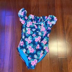 dillards floral one piece swimsuit